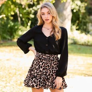 One Piece Leopard Print Romper